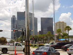 Post Oak Central - headquarters for Apache Corporation and Stewart Title Guaranty Company and location of four consulates. Source:Wikimedia Commons.